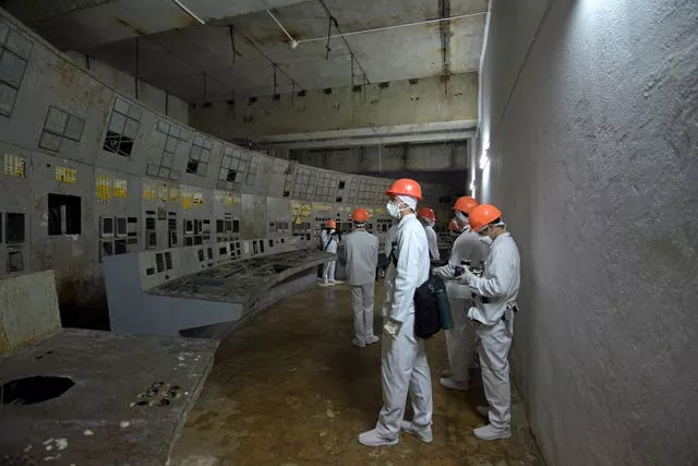Radiation mapping tests at Chernobyl