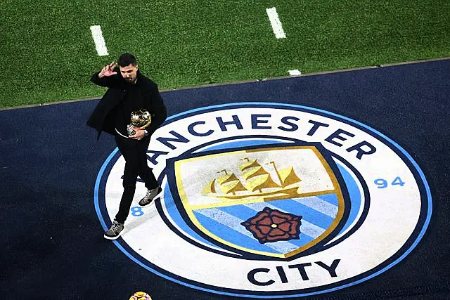 Manchester City’s Rodri with his Ballon d'Or