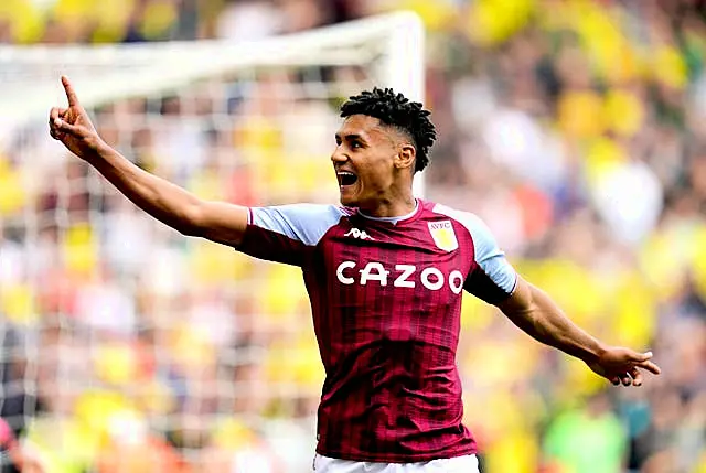 Ollie Watkins celebrates