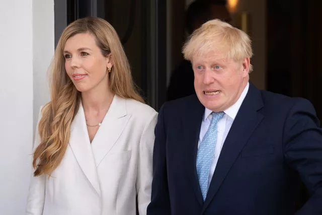 Carrie and Boris Johnson 