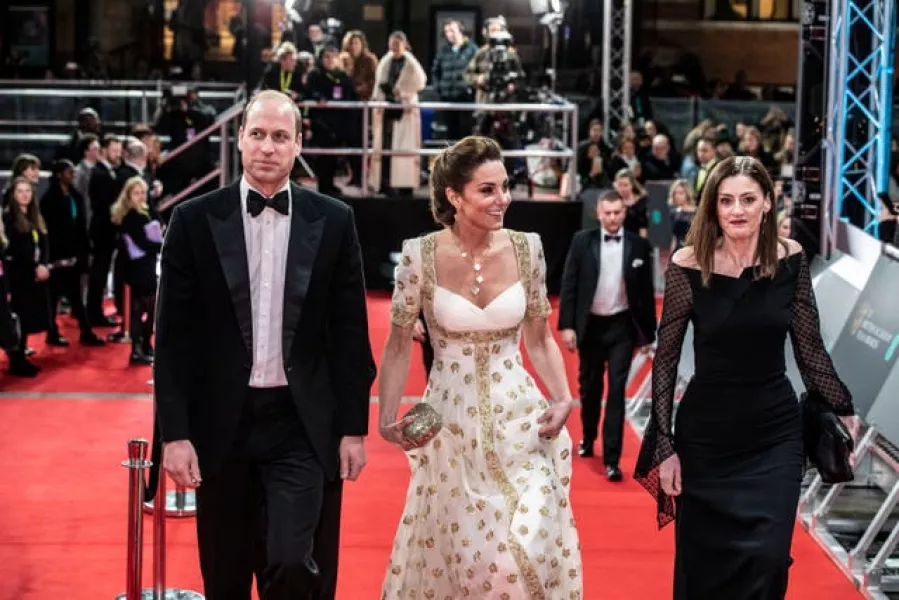 The Duke and Duchess of Cambridge attend the Baftas