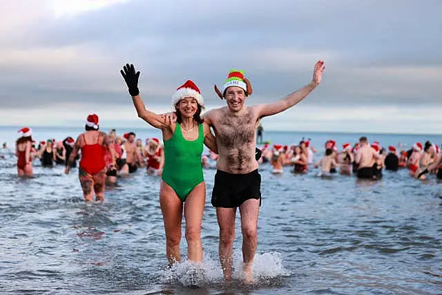 Christmas Eve swim – Helen’s Bay