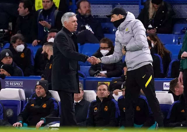 Carlo Ancelotti (left) got the better of Thomas Tuchel