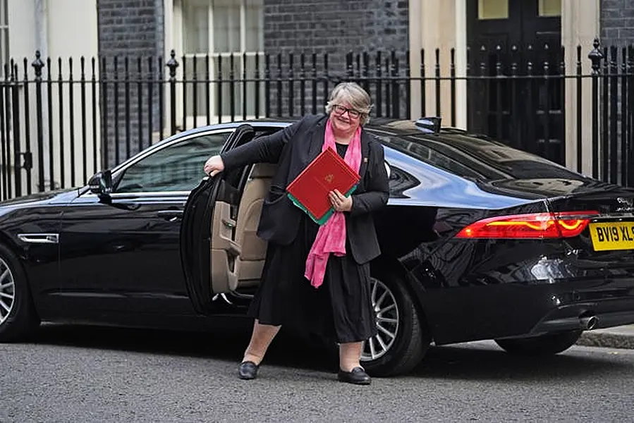 Work and Pensions Secretary Therese Coffey's staff drank late in a work space next to her office while Covid restrictions were in place 