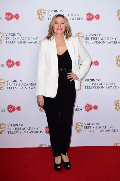 Kim Cattrall in the press room at the Virgin TV British Academy Television Awards 2017