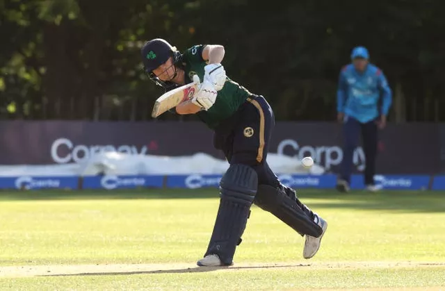 Gaby Lewis bats against England