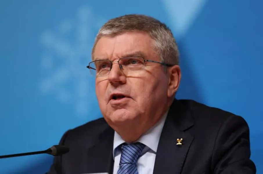 Mori said he had been given words of encouragement from IOC president Thomas Bach, pictured