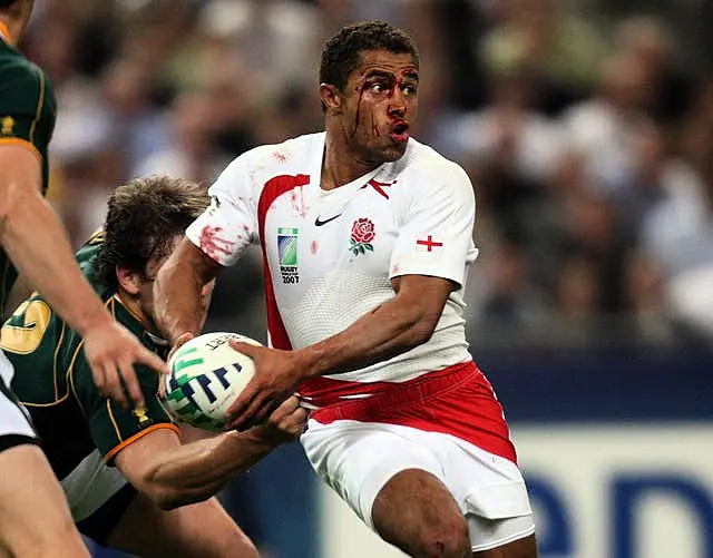 Jason Robinson in action as England went down 36-0 in the group stage of the 2007 World Cup