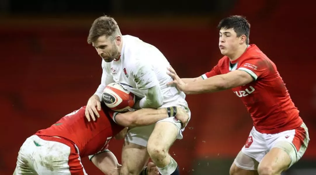England’s Elliot Daly, centre, has been recalled