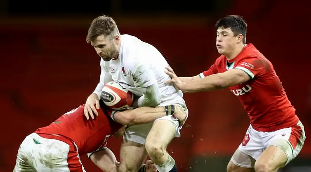 England’s Elliot Daly, centre, has been recalled