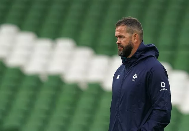 Ireland head coach Andy Farrell is preparing for the visit of England