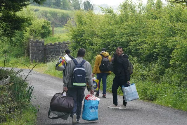 Asylum seeker accommodation protest