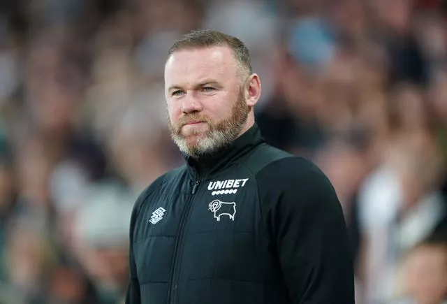 Wayne Rooney stepped down as Derby boss on Friday (Zac Goodwin/PA).
