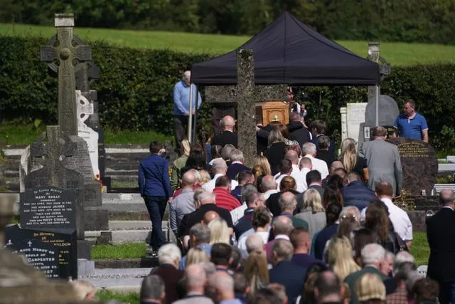 Brendan Wall funeral