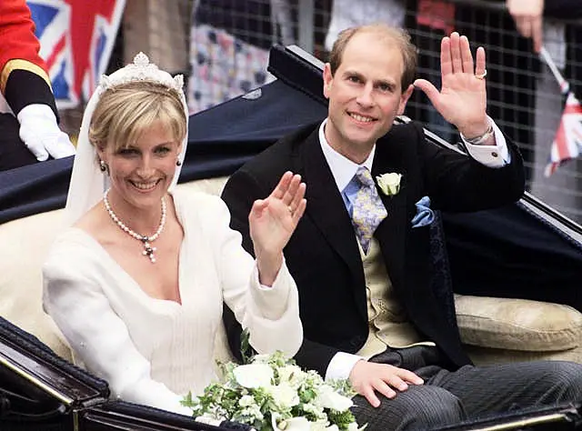 Royalty – Prince Edward & Sophie Rhys-Jones Marriage – St George’s Chapel, Windsor Castle