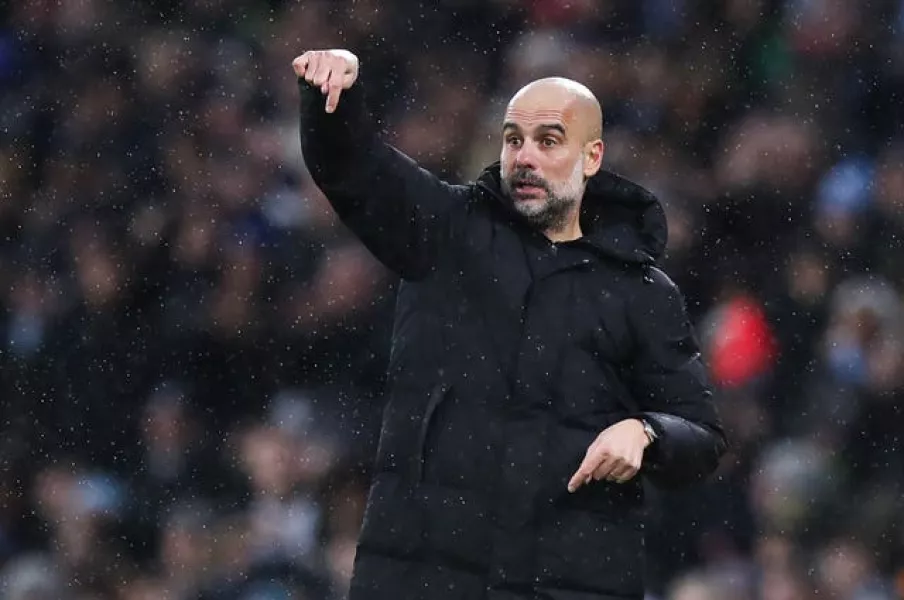 Guardiola is hoping to go one better than last year's runners-up finish