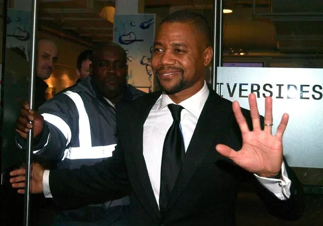 US actor Cuba Gooding Jr leaves the Riverside Studios in Hammersmith, London