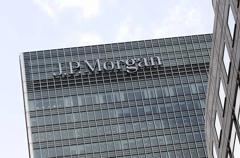 The European headquarters of JP Morgan bank in London’s Canary Wharf (Yui Mok/PA)