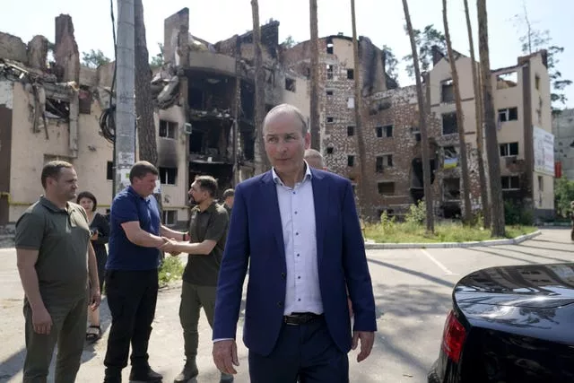 Taoiseach Micheal Martin visit to Ukraine