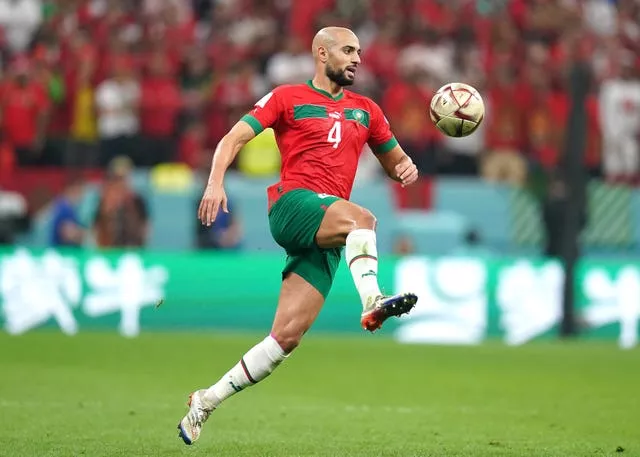 Morocco’s Sofyan Amrabat was one of a number of players from the African nation to catch the eye.