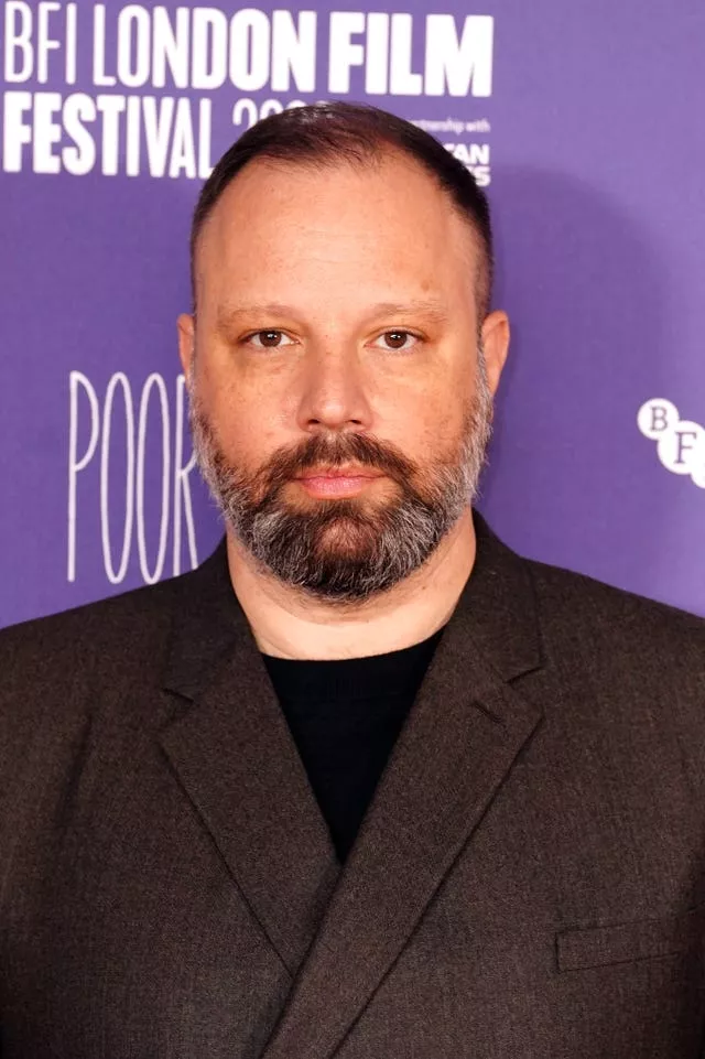 Yorgos Lanthimos at the gala for Poor Things during the BFI London Film Festival 