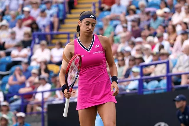 Caroline Garcia retired injured in her quarter-final against Daria Kasatkina