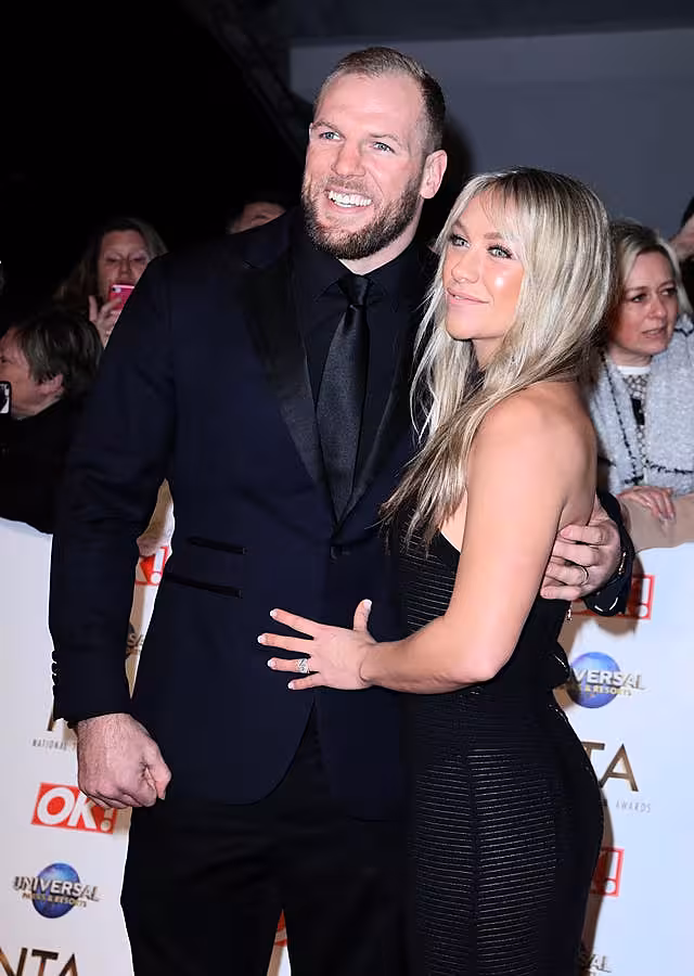 James Haskell and Chloe Madeley
