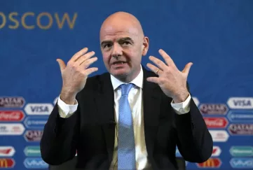 FIFA president Gianni Infantino was involved in the decision on Russia