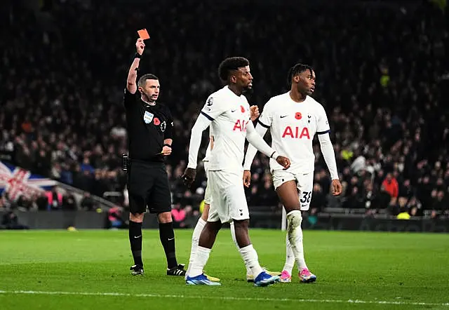 Tottenham 1-4 Chelsea: Late Nicolas Jackson hat-trick earns Blues  hard-fought win against NINE-man Spurs on a CHAOTIC return to north London  for Mauricio Pochettino