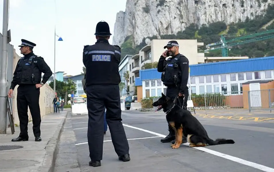 Police in Gibraltar (Simon Galloway/File/PA)