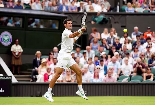 Novak Djokovic had to battle through his first-round win