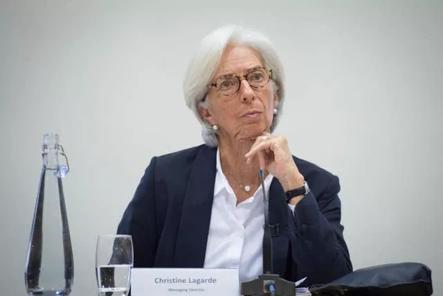 ECB president Christine Lagarde