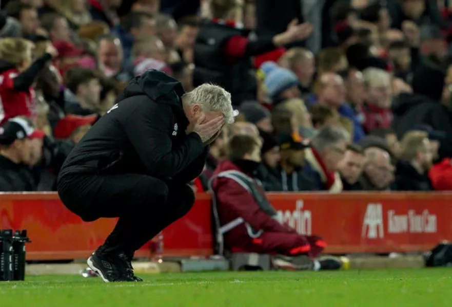 David Moyes' Anfield misery went on