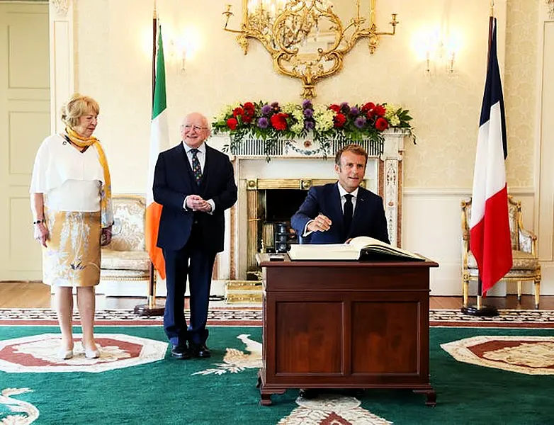 President Emmanuel Macron’s visit to Ireland