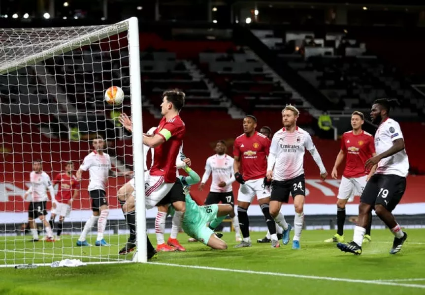 Harry Maguire should have put Manchester United ahead