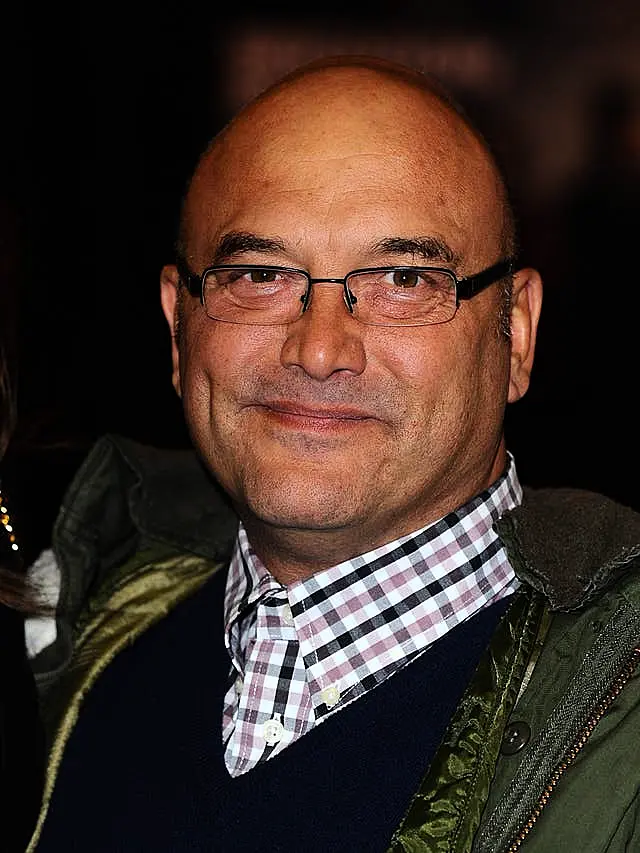 A close-up of Gregg Wallace