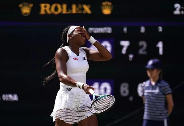 Coco Gauff was knocked out in the third round