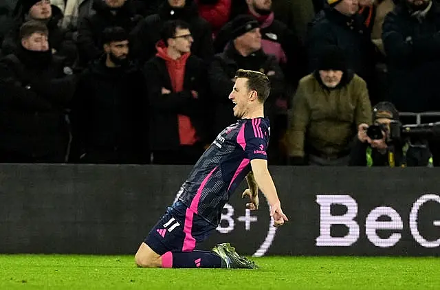 Nottingham Forest’s Chris Wood celebrates