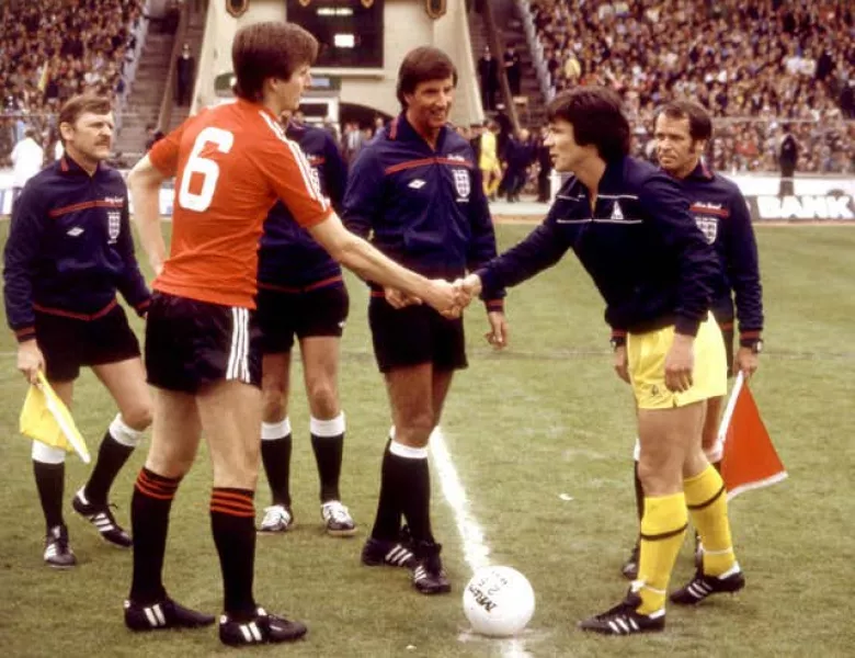 FA Cup Final Handshake.