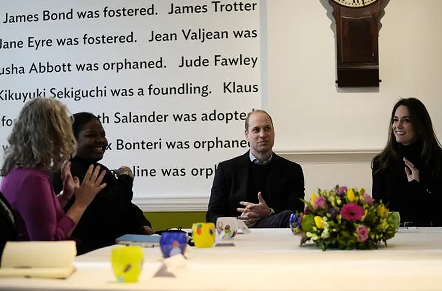 William and Kate at the Foundling Museum in London