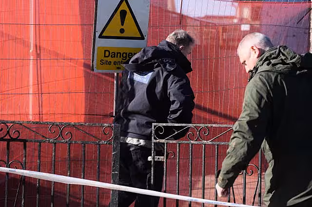 Officers at the scene