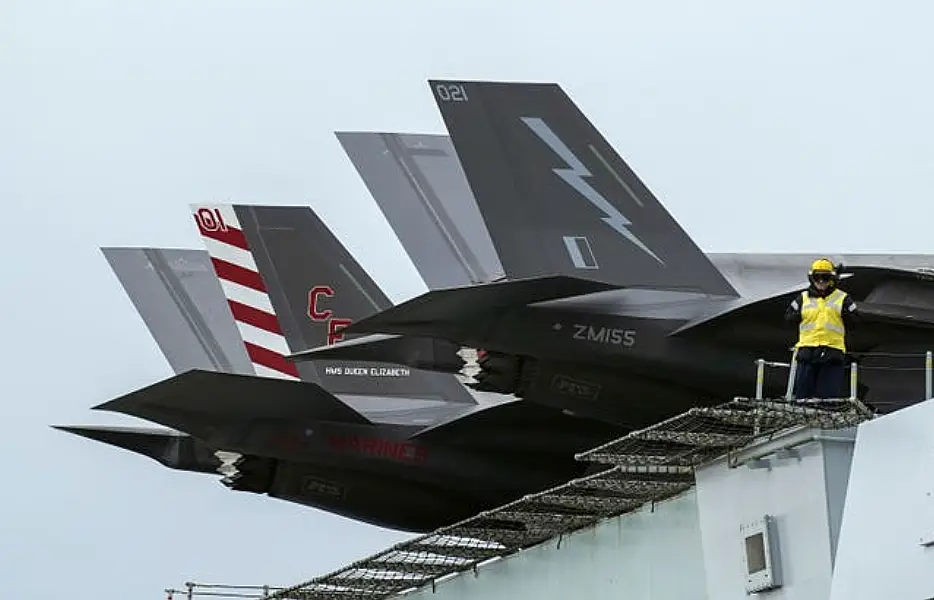 F-35 planes onboard HMS Queen Elizabeth