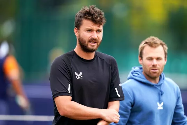 Jonny O'Mara, left, with fellow coach Mark Hilton