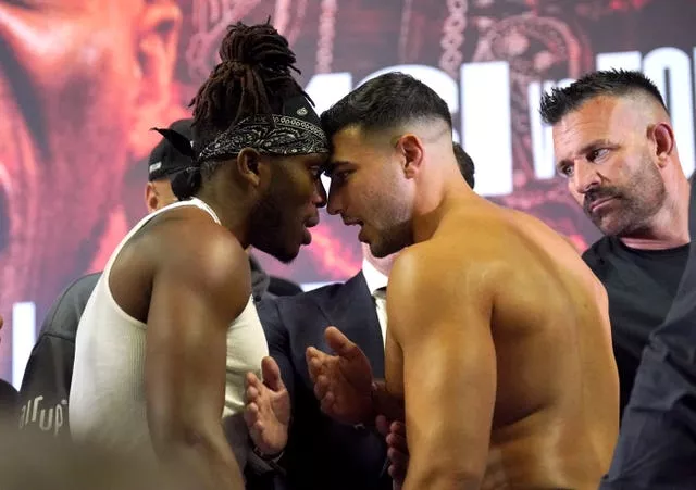 KSI and Tommy Fury