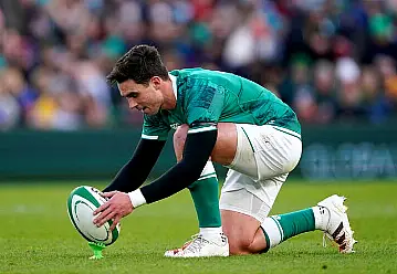 Ireland’s Joey Carbery is as "fit as a fiddle" following a fractured elbow