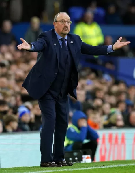Everton manager Rafael Benitez saw his team capitulate against Watford last weekend 