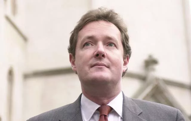 Piers Morgan in 2002 when he was editor of the Daily Mirror 
