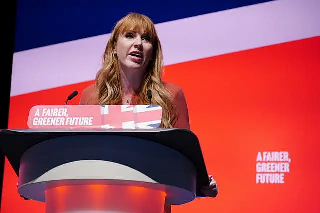 Labour deputy leader Angela Rayner