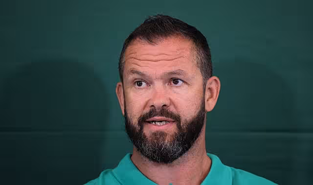 Andy Farrell hinted Healy could appear at the latter stages of the competition