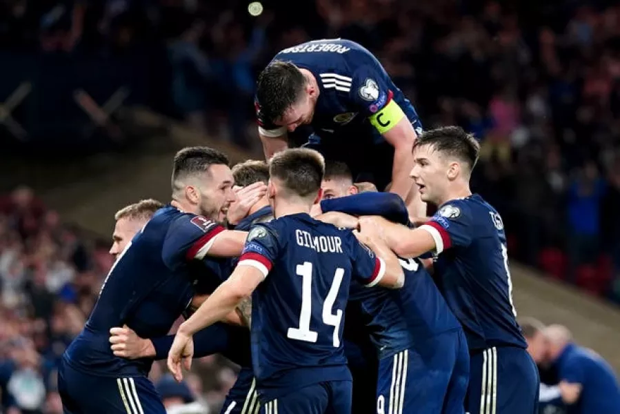 Scotland are on course for a play-off place